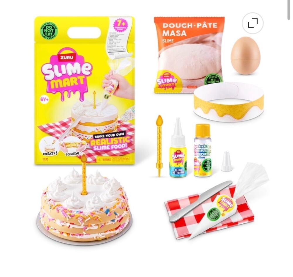 Slime Mart Bag - Birthday Cake